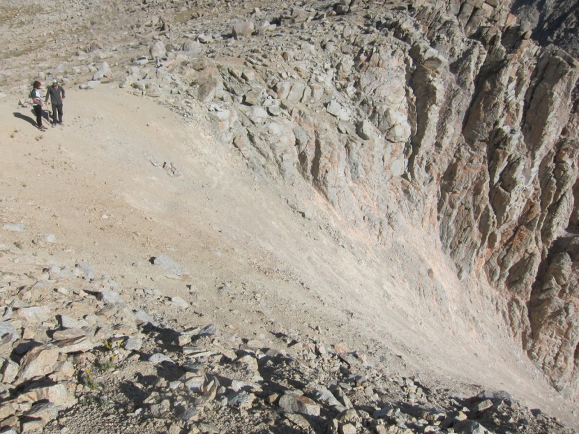 Falling on the first 40 feet seemed probable.