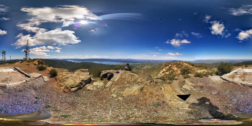 The top of Berryessa Peak