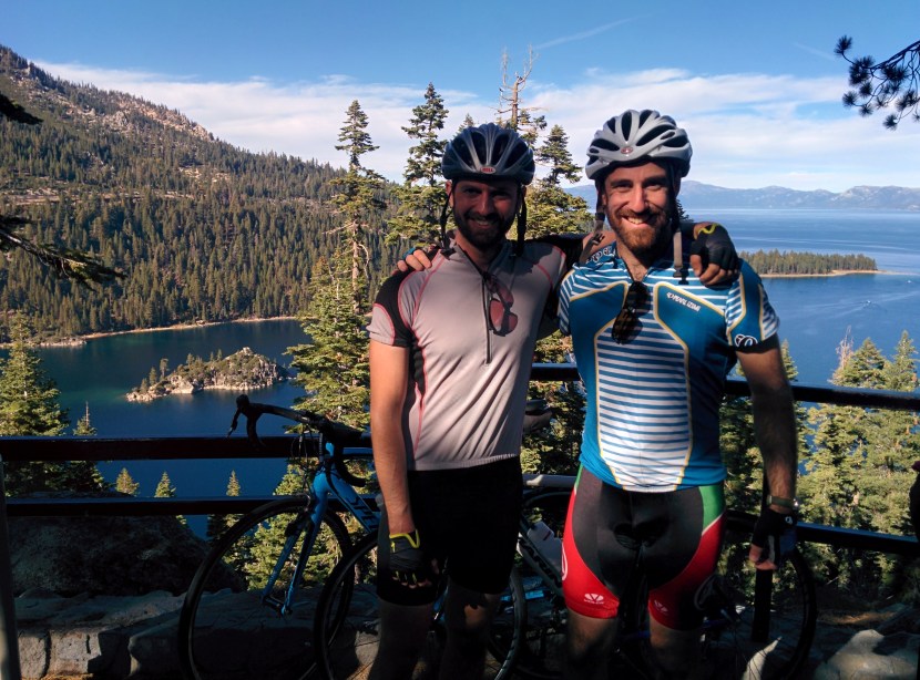 Still smiling after nearly sixty miles.