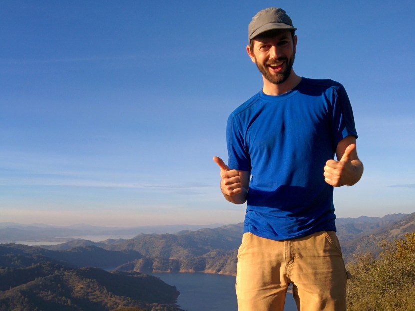 Lake Berryessa in the background.