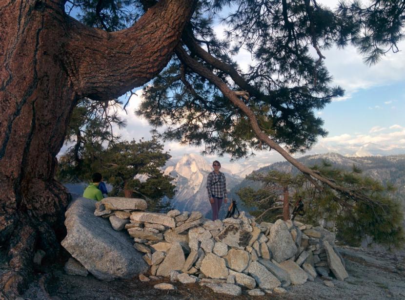 Hanging out at my sleep spot on the summit of El Capitan.